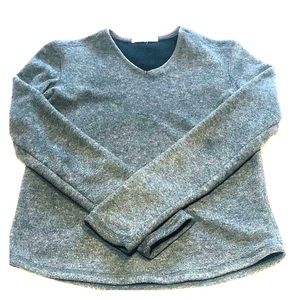 Grey v-neck sweater
